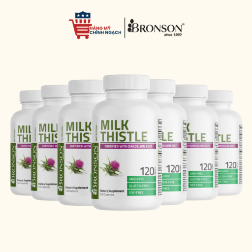 Viên Uống Hỗ Trợ Chức Năng Gan Bronson Milk Thistle 1,000mg-120 Viên
