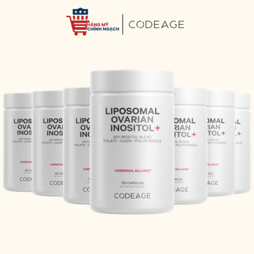 Viên Uống Cân Bằng Nội Tiết Tố Codeage Liposomal Ovarian Inositol+ 120 viên