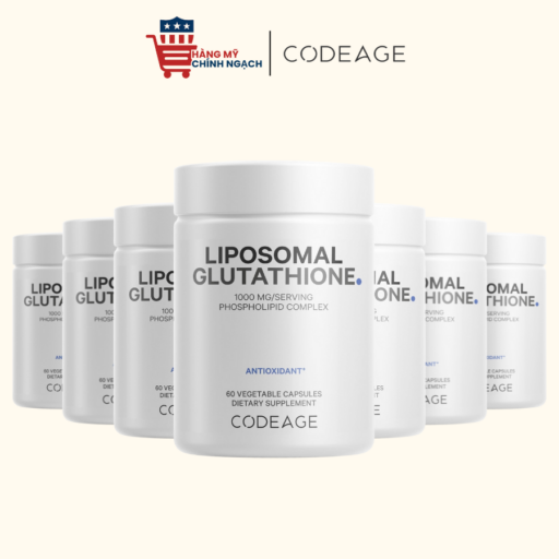 Viên Uống Hỗ Trợ Trắng Sáng Da Codege Liposomal Glutathione 1000mg-60 Viên