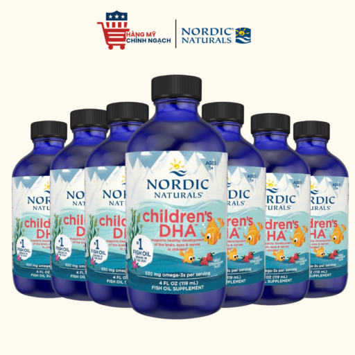 Siro Bổ Sung Omega-3 Cho Bé Vị Dâu Nordic Naturals Children DHA Liquid