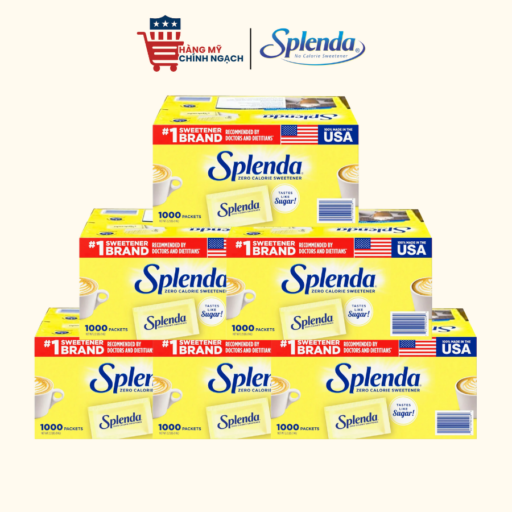 Đường Ăn Kiêng Dành Cho Người Bị Tiểu Đường, Chế Độ Ăn Keto Không Calo Splenda Zero Calorie Sweeteners - 1200 gói