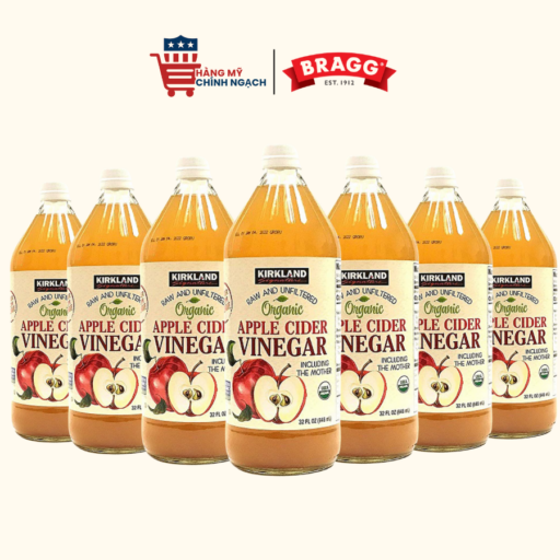 Giấm Táo Hữu Cơ Giảm Cân Hỗ Trợ Vóc Dáng Kirkland Apple Cider Vinegar