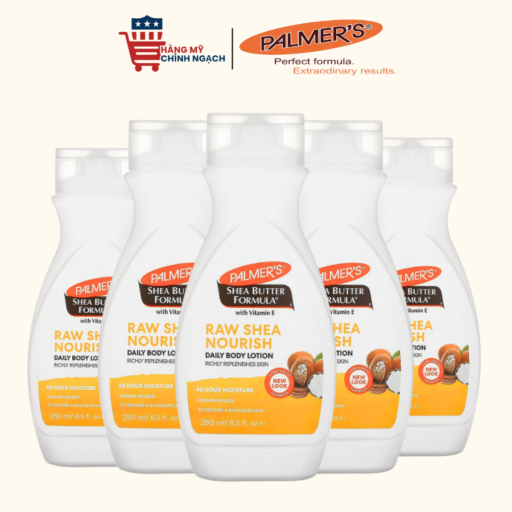 Sữa Dưỡng Thể Cấp Ẩm Đàn Hồi Da Palmer's Raw Shea Nourish 250ml