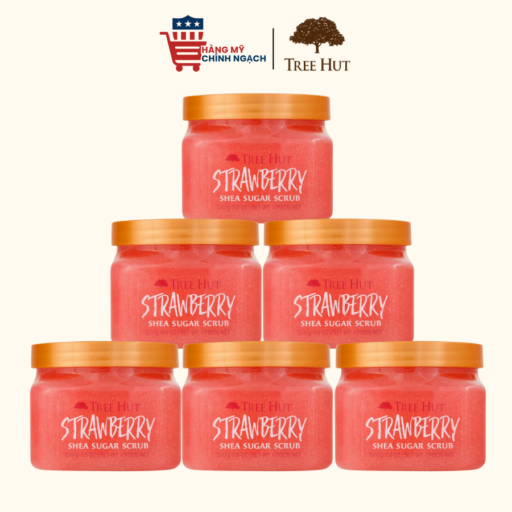 Tẩy Tế Bào Chết Dưỡng Ẩm Tree Hut Strawberry Shea Sugar Scrub 510g