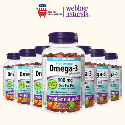 Dầu Cá Cung Cấp Omega-3 Triple Strength 900mg EPA/DHA - 80 Viên