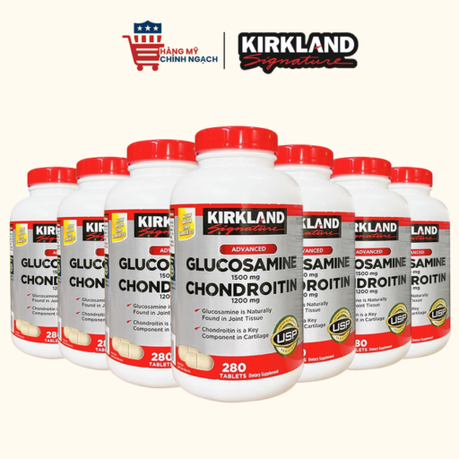Viên Uống Bổ Xương Khớp Kirkland Signature Glucosamine 1500mg Chondroitin 1200mg 280 Viên