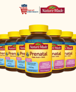 Vitamin Tổng Hợp Cho Mẹ Bầu Naturemade Prenetal Folic Acid +DHA 150 Viên