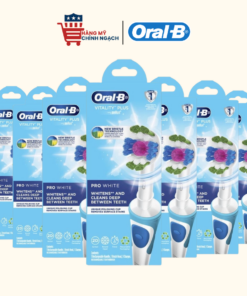 Bàn Chải Điện Oral-B Vitality Plus Pro White – Làm Sạch Sâu & Trắng Răng