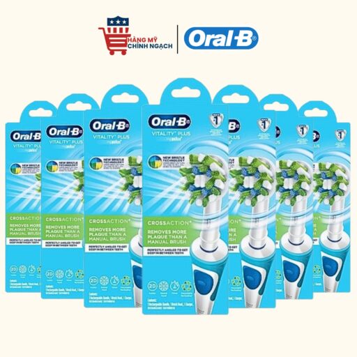 Bàn Chải Điện Oral-B Vitality Cross Action – Làm Sạch Sâu Mảng Bám