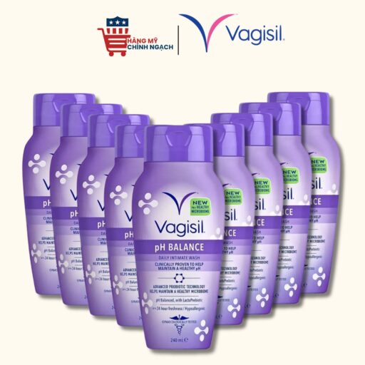 Dung Dịch Vệ Sinh Phụ Nữ Cân Bằng pH Vagisil pH Balance Daily Intimate Wash 240ml