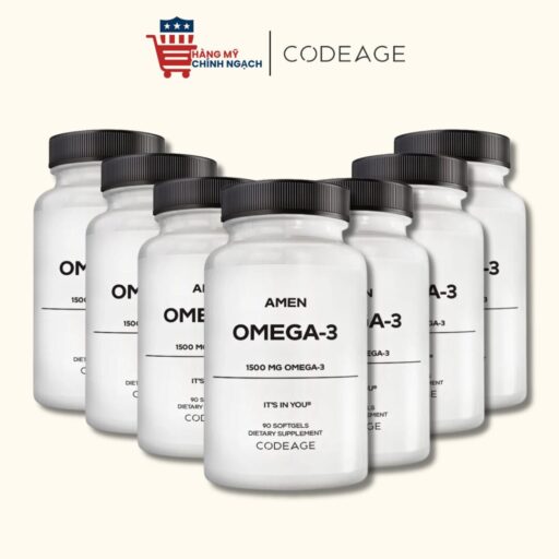 Codeage Amen Omega-3 1500mg 90 Viên – Hỗ Trợ Tim Mạch & Não Bộ