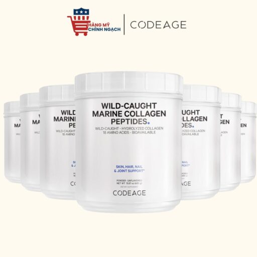 Bột Collagen Cá Biển Codeage Wild-Caught Marine Collagen Peptides 450g