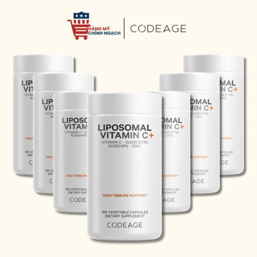 Viên uống hỗ trợ miễn dịch Codeage Liposomal Vitamin C 180 viên