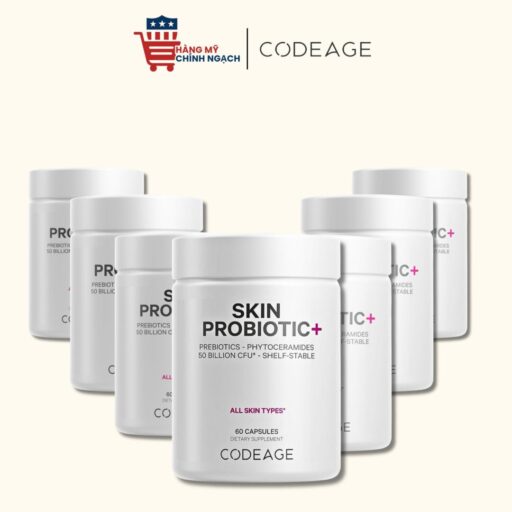 Viên Uống Lợi Khuẩn Đẹp Da Codeage Skin Probiotic 50 Billion CFU