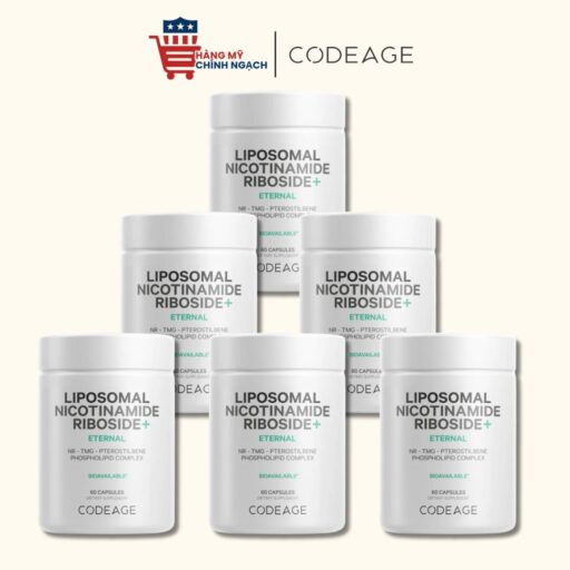 Viên Uống Tăng Năng Lượng Codeage NR Liposomal 60 Viên
