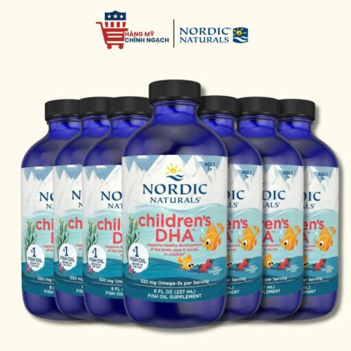 Siro Bổ Sung DHA Omega-3 Cho Trẻ Nordic Naturals Children’s DHA 530mg – 237ml