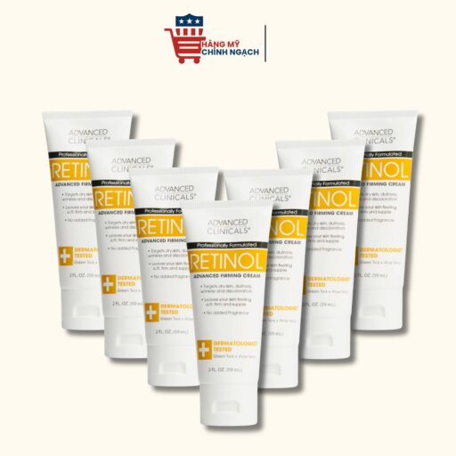 Kem dưỡng thể cải thiện da Advanced Clinicals Retinol Body Cream 59g