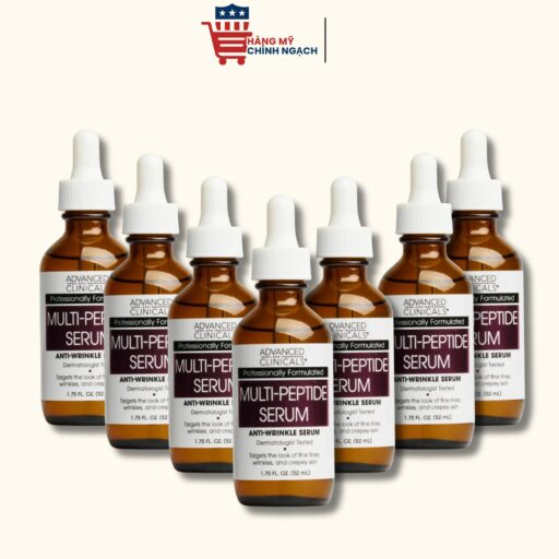 Serum peptide chống lão hóa Advanced Clinicals Multi-Peptide Face Serum 52ml