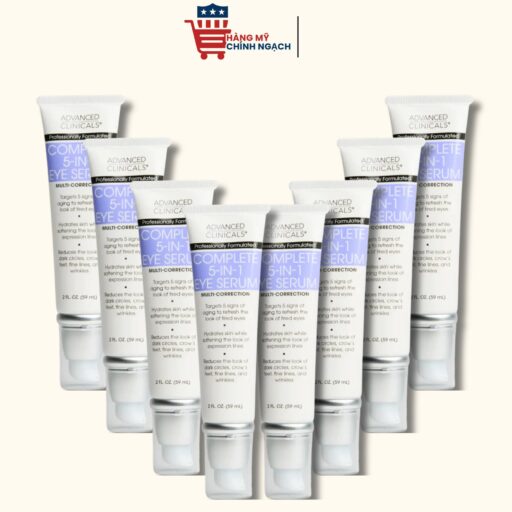 Serum dưỡng mắt đa tác động Advanced Clinicals Complete 5-in-1 Eye Serum 59ml