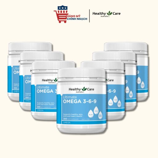 Viên Hỗ Trợ Tim Mạch Và Da Healthy Care Ultimate Omega 3-6-9 200 viên