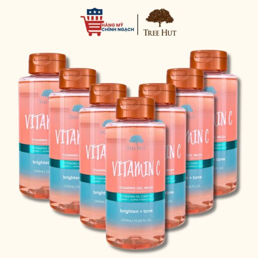 Gel Tắm Dưỡng Thể Làm Sạch Và Dưỡng Sáng Da Tree Hut Vitamin C Foaming Gel Wash