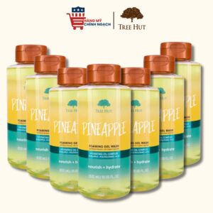 Gel tắm dưỡng thể làm sạch da Tree Hut Pineapple Foaming Gel Wash 532ml