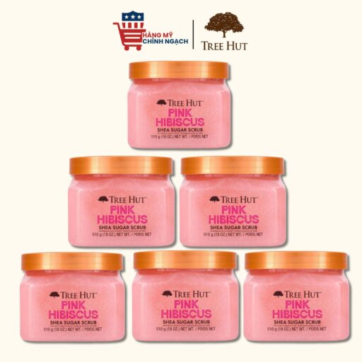 Tẩy tế bào chết cơ thể Tree Hut Shea Sugar Scrub Pink Hibiscus 510g
