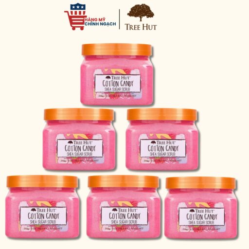 Tẩy tế bào chết cơ thể Tree Hut Cotton Candy Shea Sugar Scrub 255g