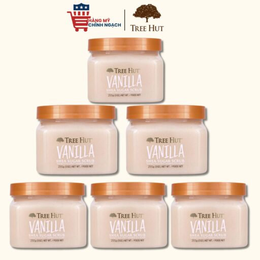 Tẩy tế bào chết cơ thể Tree Hut Vanilla Shea Sugar Scrub 255g
