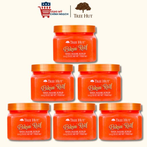 Tẩy tế bào chết cơ thể Tree Hut Bikini Reef Shea Sugar Scrub 510g