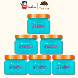 Tẩy tế bào chết cơ thể Tree Hut Blue Lagoon Shea Sugar Scrub 510g