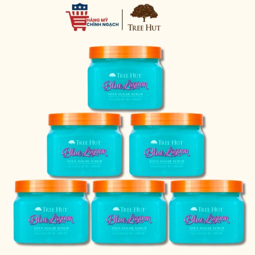 Tẩy tế bào chết cơ thể Tree Hut Blue Lagoon Shea Sugar Scrub 510g
