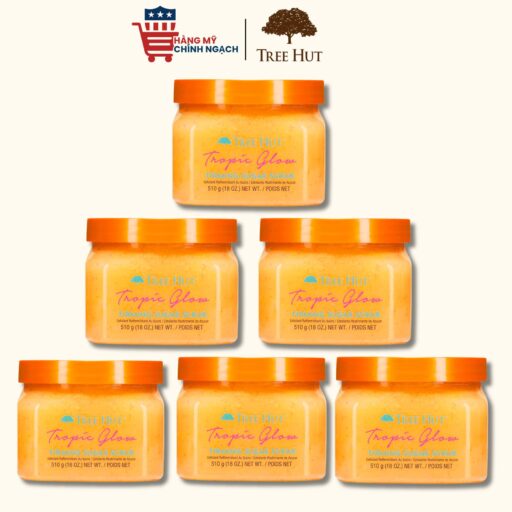 Tẩy tế bào chết cơ thể Tree Hut Tropic Glow Shea Sugar Scrub 510g