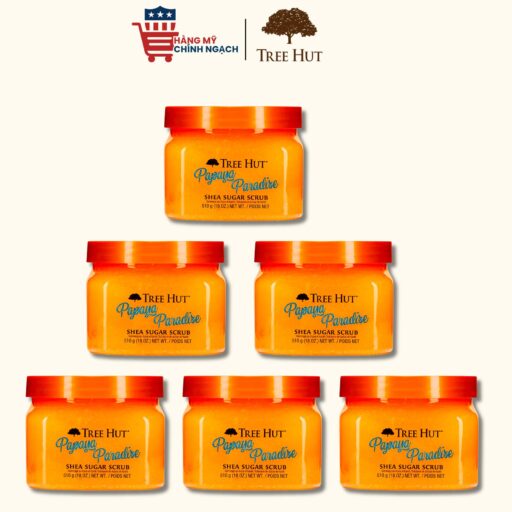 Tẩy tế bào chết cơ thể Tree Hut Papaya Paradise Shea Sugar Scrub 510g