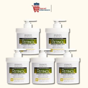 Kem dưỡng thể cải thiện da Advanced Clinicals Retinol Body Cream 454g