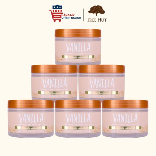 Bơ Dưỡng Thể Tree Hut Vanilla Whipped Shea Body Butter 240g