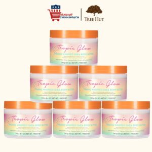 Kem Dưỡng Thể Tree Hut Tropic Glow Firming Whipped Shea Body Butter 240g
