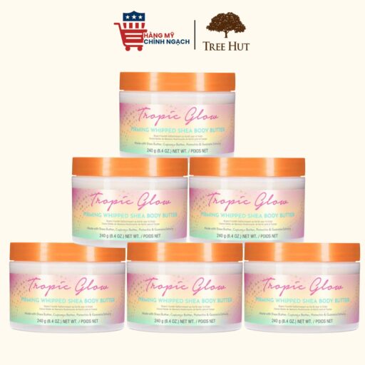 Bơ Dưỡng Thể Tree Hut Tropic Glow Firming Whipped Shea Body Butter 240g
