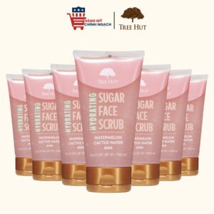 Tẩy Tế Bào Chết Da Mặt Tree Hut Hydrating Sugar Face Scrub Watermelon AHA 210g