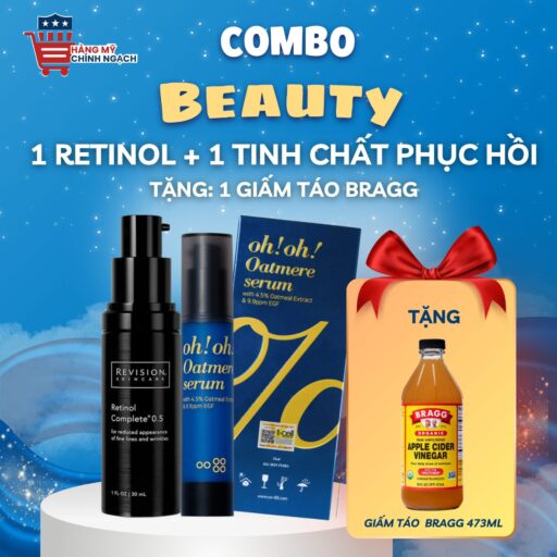 Combo trẻ hóa da Revision Retinol 0.5 & Oh! Oh! Oatmere