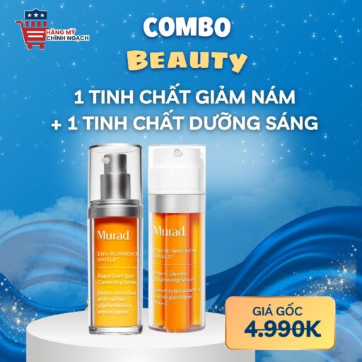 Combo Trị Nám Murad: Vita-C Glycolic & Rapid Age Spot