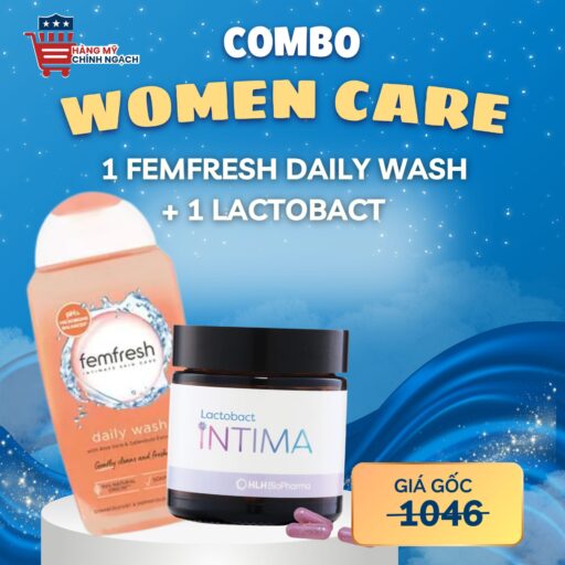 Combo Woman Care: Lactobact Intima & Femfresh Soothing Wash