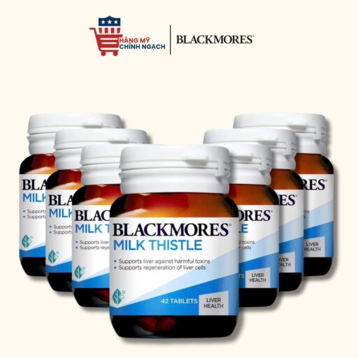 Viên uống Blackmores Milk Thistle giải độc gan, hỗ trợ bảo vệ & tái tạo gan