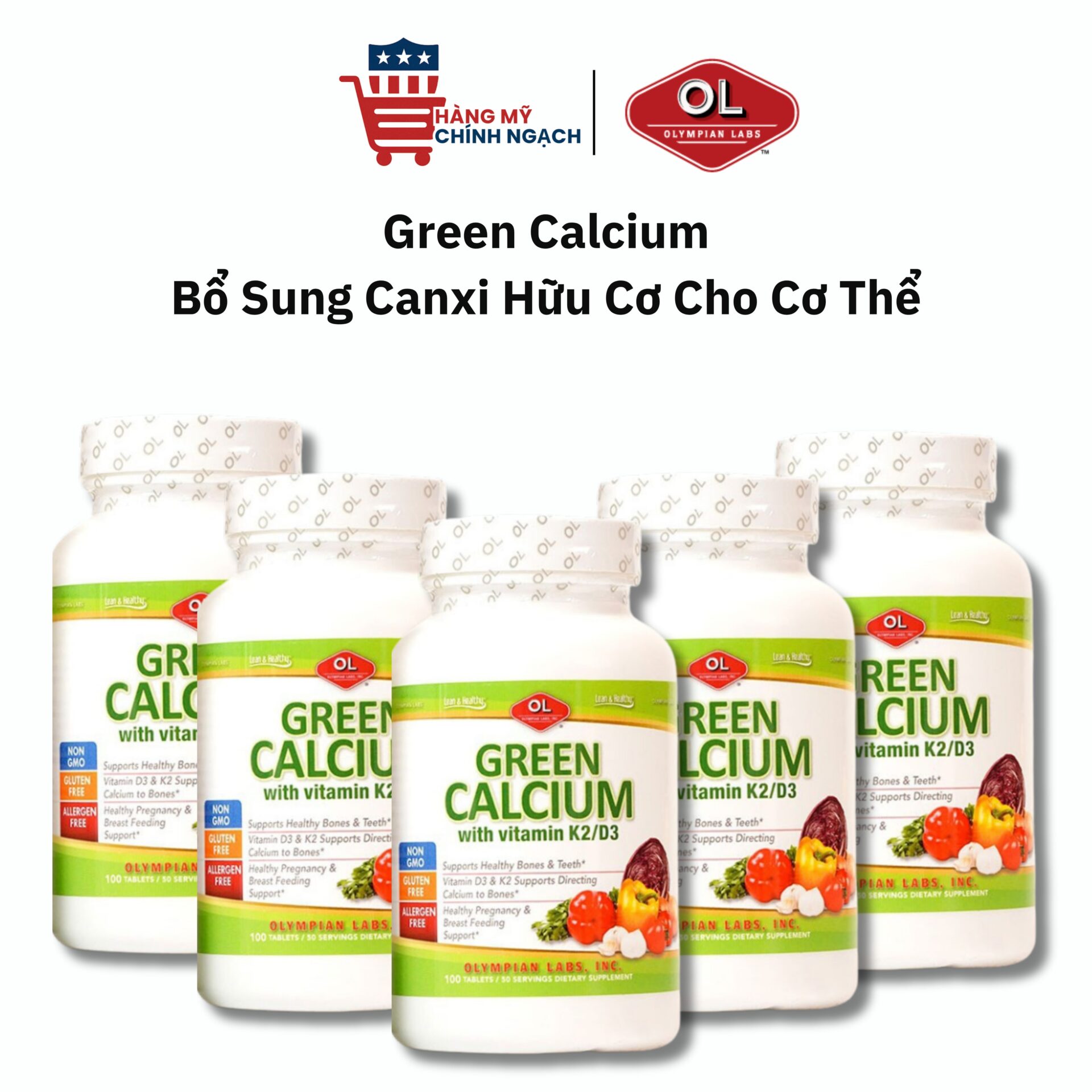 Green Calcium – Bổ Sung Canxi Hữu Cơ Cho Cơ Thể