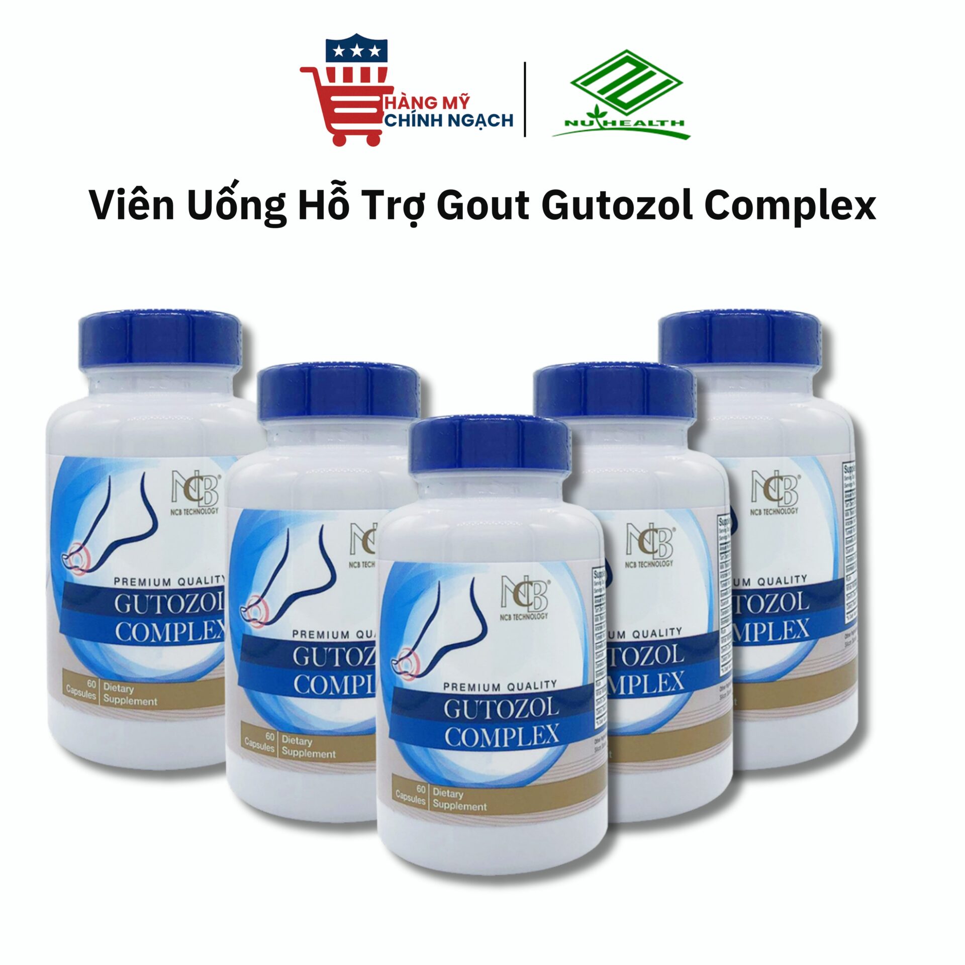 Viên Uống Hỗ Trợ Giảm Đau Gout, Hỗ Trợ Sức Khỏe Xương Khớp Gutozol Complex
