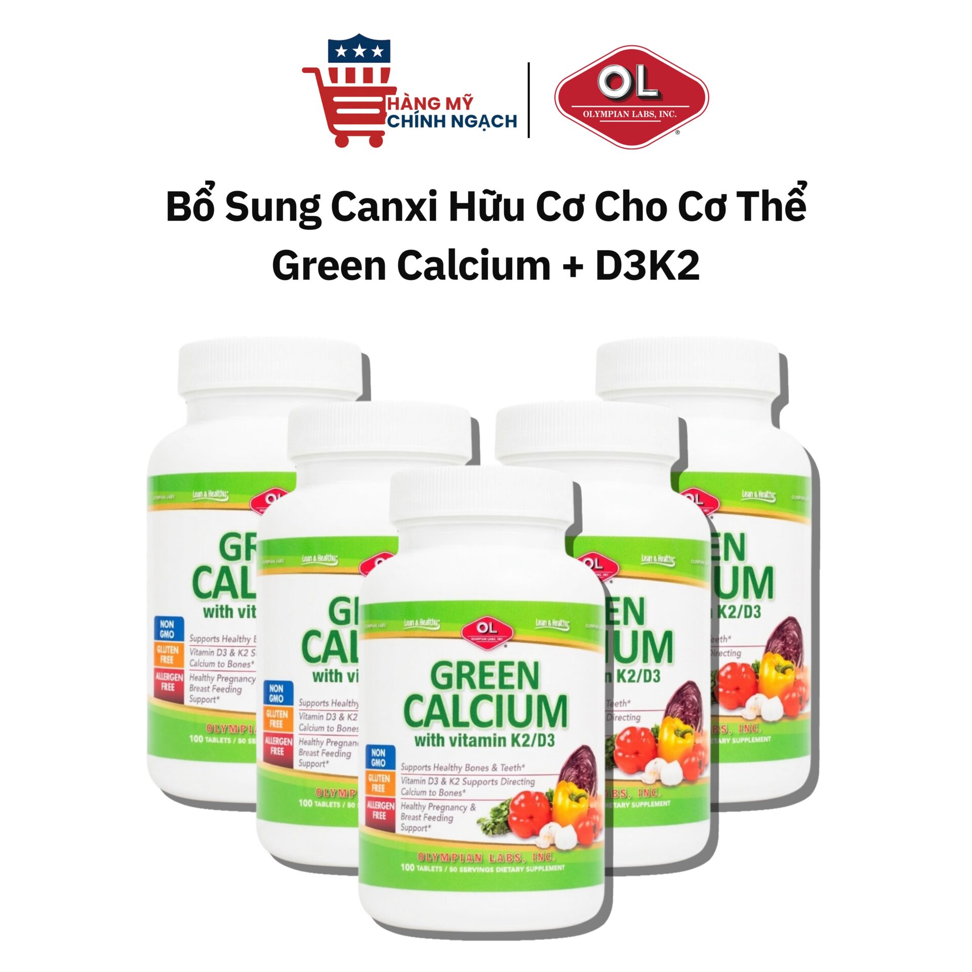 Green Calcium – Bổ Sung Canxi Hữu Cơ Cho Cơ Thể
