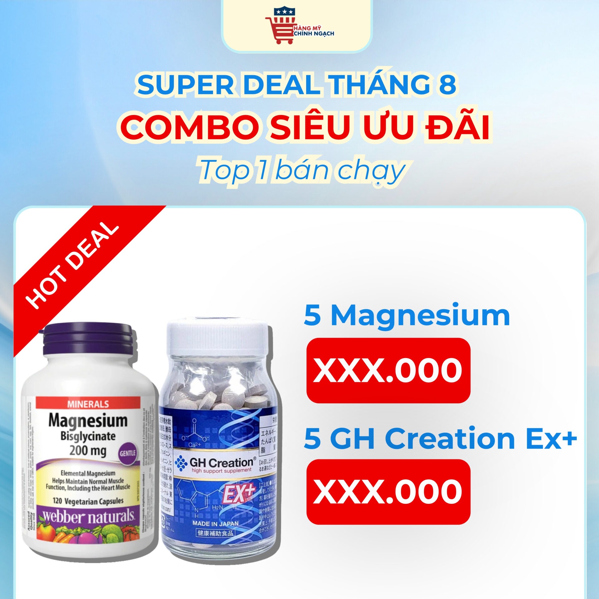 COMBO 5 MAGNESIUM + 5 GH CREATION EX+